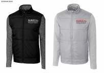 Cutter & Buck Quilted Men's Full Zip Windbreaker Jacket with Embroidered Marist DR of PT logo